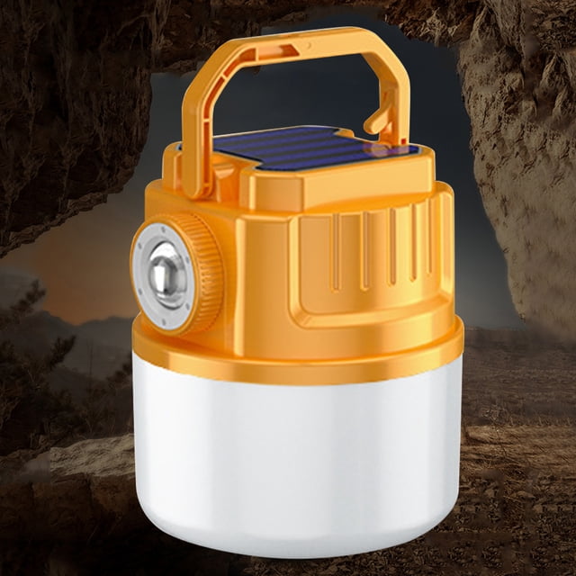 18650 Batería de litio Lámpara de camping solar USB recargable para barbacoa de senderismo al aire libre Hugtrwg Para estrenar
