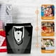 thumbnail image 5 of BRIGHTFUFU Bolso de papel práctico, bolsa de regalo elegante, bolsa de regalo, bolsas de recuerdo, bolsa de regalos para festival, fiesta, cumpleaños, boda (negro), 5 uds., 5 of 7