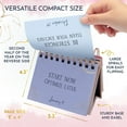 thumbnail image 5 of RYVE Motivational Calendar - Daily Flip Calendar with Motivational Quotes - Inspirational Calendar, Inspirational Quotes, Inspirational Desk Decor for Women, Inspirational Office Decor for W, 5 of 8