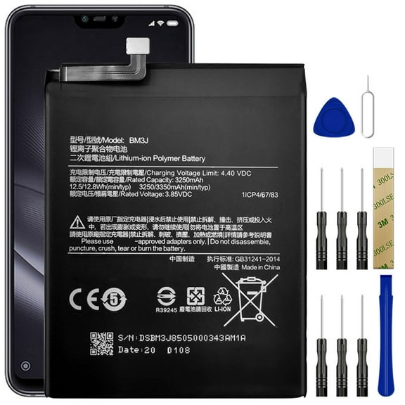 Replacement Battery BM3J for Xiaomi Mi 8 Lite Tool