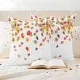 thumbnail image 3 of Maple Leaf Fall Outdoor Waterproof Pillow Covers, Thanksgiving Autumn Botanical Watercolor Decorative Square Throw Pillowcase Sofa Cushion Sham for Patio/Couch/Chair, 20"x20" 2 Pack, 3 of 8