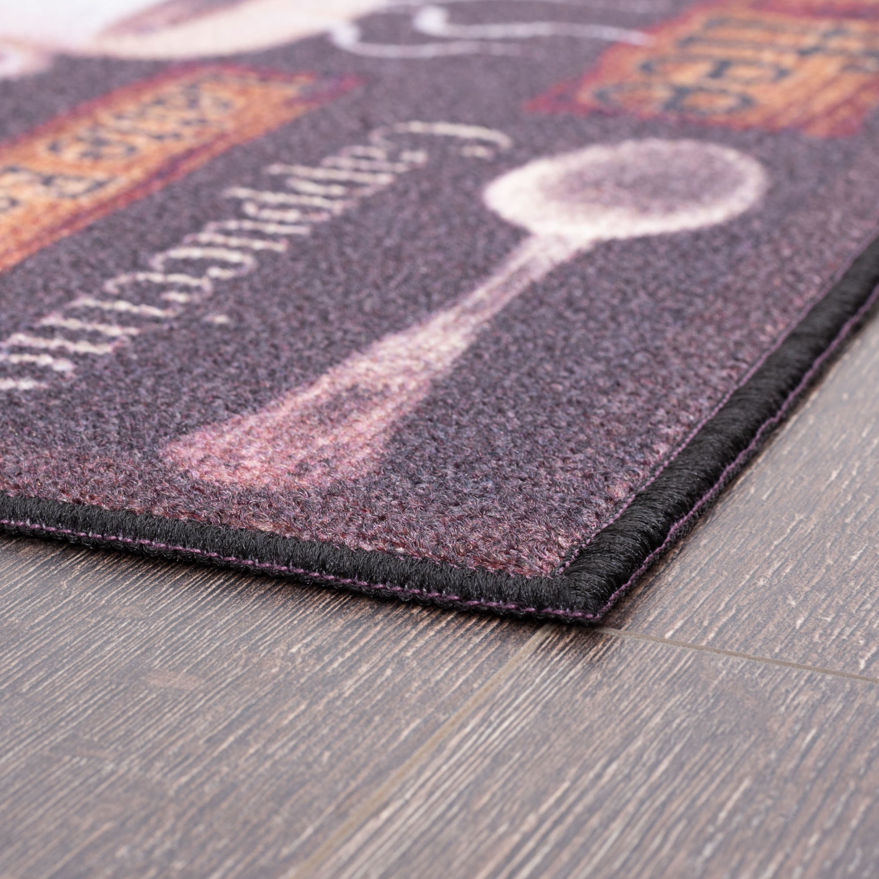 26x44 Modern Brown Runner Rugs for Hallway | Indoor Entry, Entryway, Walkway or Kitchen Rug 2'2'' x 3'8''