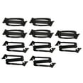 thumbnail image 3 of 10x Hebillas de Correa con Gancho G, Clips para Bolsa de Mochila de 1 Pulgada, Hebillas de liberación rápida, DIY Negro, Clips de conexión de Correas, 3 of 9