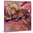 thumbnail image 6 of "Leopard and Butterfly" Painting Print on Wrapped Canvas, 6 of 7