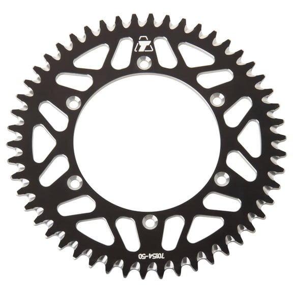 Tusk Rear Aluminum Sprocket 50 Tooth Black for Sherco 250 SE Factory 2018-2024
