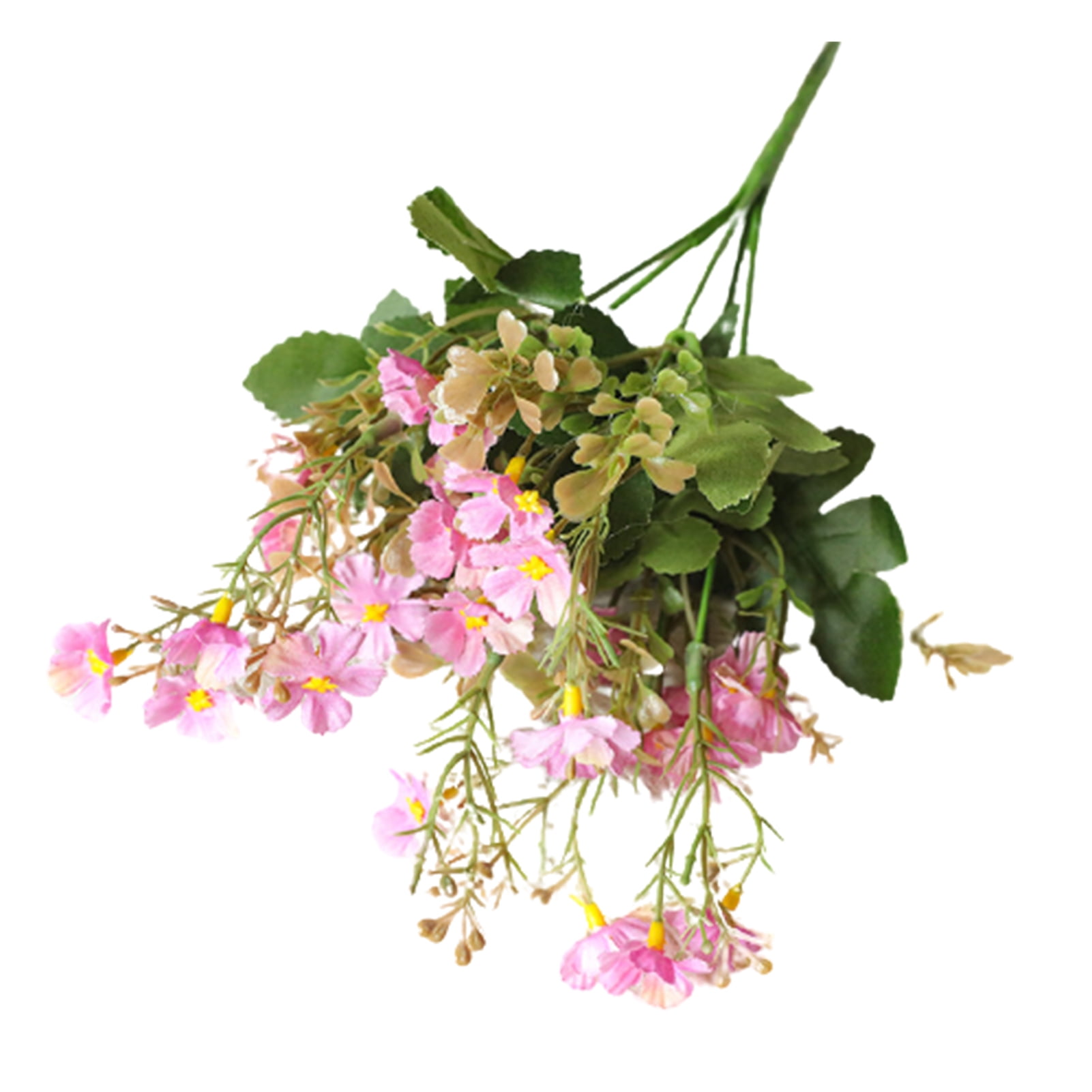 Hloma 1 Bouquet Artificial Cherry Blossoms Fake Flowers Christmas Home