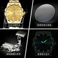 thumbnail image 4 of Binbond Watch Stainless Steel Business Double Calendar Waterproof Men's Watch Men's Watch Luxury Gold Watch, 4 of 7