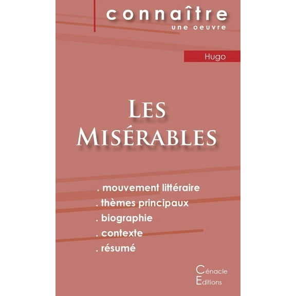 Fiche de lecture Les Misérables de Victor Hugo (analyse littéraire de référence et résumé complet), (Paperback)