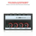thumbnail image 2 of MH400 Ultra Low-Noise 4-Channel Line Mixer Mini Audio Mixer with 1/4-inch TS Inputs & Output Volume Control for Guitars Bass Keyboards, 2 of 8
