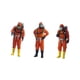 thumbnail image 5 of 3x figuras de personas en uniforme, en miniatura, figura de juego de rol, personas pequeñas de resina, modelo de tren, diseño de estación de 2cm naranja, 5 of 8