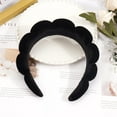 thumbnail image 3 of DADHOT Spa Headbands for Washing Face or Facial, Headbands for Women - Puffy Makeup Headbands for Face Washing, Mask, Skin Treatment (Black), 3 of 7