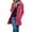 21#Hot Pink, variant on Women's Long Coats Single Breasted Pea Coat Winter Casual Blazer Jacket Trench Coat Light Gray M