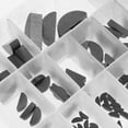 thumbnail image 5 of FUTUREORYY Carbon Steel Woodruff Key Set 135Pcs for Machine Keys Semicircle, 5 of 5