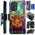 thumbnail image 1 of Compatible with Samsung Galaxy A33 5G Hybrid Card Holster Phone Case Cover (Fantasy Tiger FF), 1 of 1