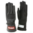 thumbnail image 2 of RaceQuip Racing Apparel 355006 355 Series; Racing Gloves; Extra Large; Double Layer Nomex Knit/Suede Leather Palm; Black; SFI 3.3/5 Rated; Set Of 2, 2 of 4