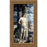 San Sebastian 17x24 Gold Ornate Wood Framed Canvas Art by Mantegna, Andrea