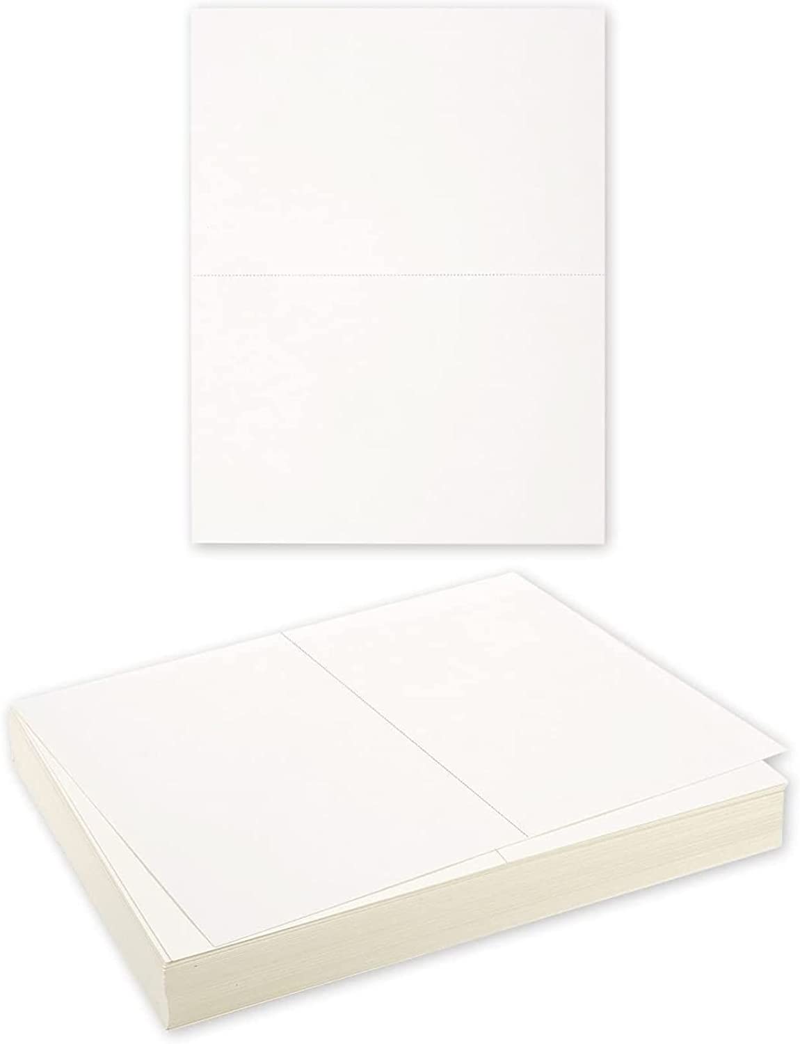Blank Postcard Paper - 100-Sheets White 
