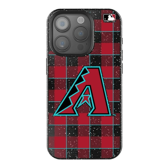 Keyscaper Arizona Diamondbacks Plaid Bling iPhone Case