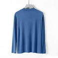 thumbnail image 6 of Bovxnpu Men Pajamas Sets Long Sleeve Pant Sleepwear Cotton Crew Neck Long Sleeve 2-Piece Warm Comfortable Sleepwear, 6 of 7