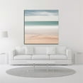 thumbnail image 2 of 18" x 18" Beach Sea Sky by Wilco Dragt - Wall Art Print on Canvas Fabric Beige, 2 of 3