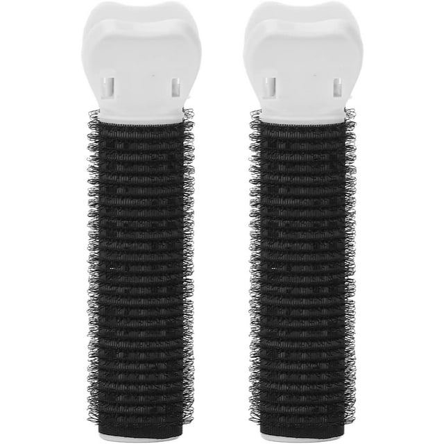 Pince à Racines pour Cheveux, Rouleau de Volume pour Cheveux 2 Pcs, Pince à Frange pour Friser les Formes Portable, Pinces à Racines Volumisantes Outil de Coiffage à Frange pour Maison Voyage Salon de Coiffure Femmes Filles (Noir)