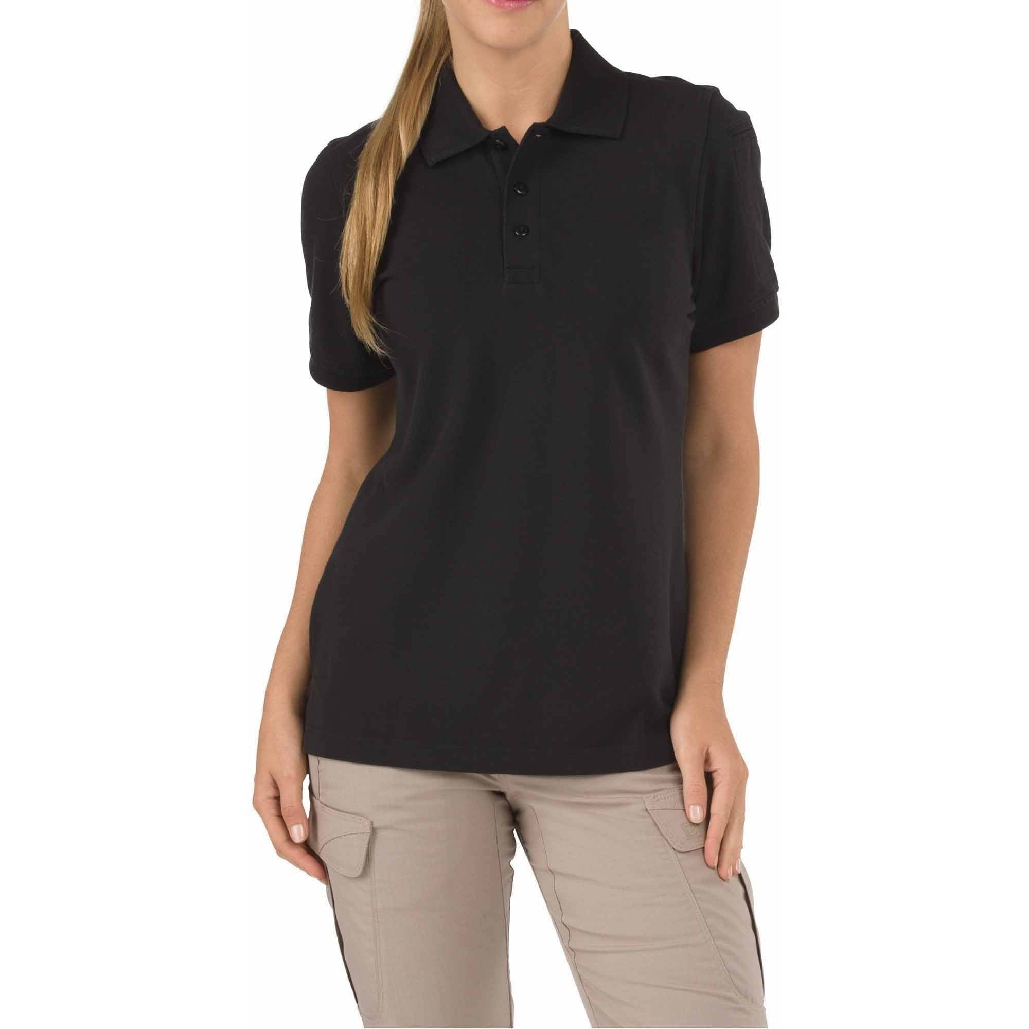 black polo shirt womens walmart