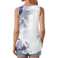 thumbnail image 6 of UPPADA Pleated Tank Tops for Women Summer Loose Fit Tunics Tops Crewneck Floral Print Sleeveless Shirts Comfy Loose Fit Long Flowy Tops ,XL Multicolor Tank Tops, 6 of 6