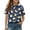 Blue #14, variant on Back to School Shirt Short Sleeve Henley Cute Cartoon Animal Print Polo Shirts Button Closure Active Causal T Shirts, 120