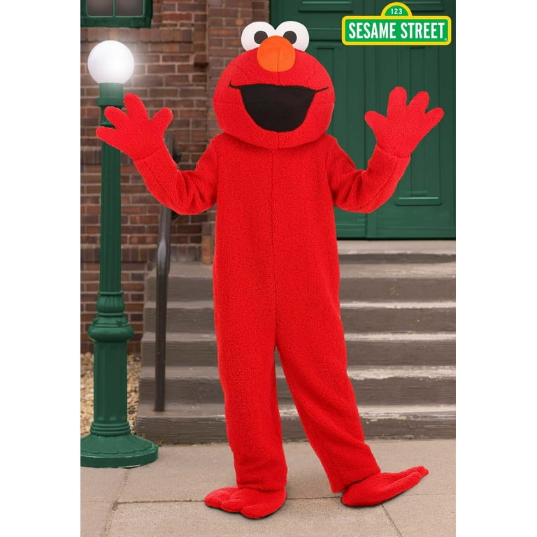Sesame Street Elmo Mascot Halloween Costume for Adults - Walmart.com