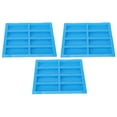 thumbnail image 1 of Moldes de aromaterapia ANGGREK Moldes de velas reutilizables azul 3 piezas rectangulares 8 cavidades, 1 of 8
