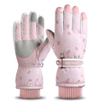 thumbnail image 1 of Guantes de esquí para nieve invierno clima frío esquís cálidos a prueba de viento, 1 of 5