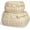 Natural with Bow, variant on Scalloped Basket Set Of 2 – Small Rattan Basket Hand-Woven & Award-Winning - Elegant Wicker With Scalloped Edge Lid - Nursery Storage Handwoven Farmhouse Rattan Storage Baske