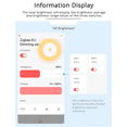 thumbnail image 2 of Tuya Zigbee 3 Gang Dimmer Light Switch Tuya/Smart Life APP Remote Control US EU Standard Switch Percentage Control(A), 2 of 7