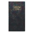 thumbnail image 2 of Riguas A6 2024 English Planner Faux Leather Hardcover 120 Pages Ink-Proof Paper Elegant Journal Dairy Notebook Student Supplies, 2 of 6