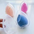 thumbnail image 4 of Beauty Cosmetic Sponge Storage Box Makeup Powder Puff Frame Transparent Egg-shaped Case Dry, 4 of 8