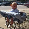 Pam Grace Creations - 2-in-1 Shopping Cart & High Chair Cover, Baby Boy Blue