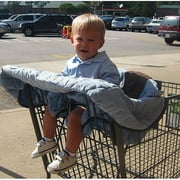 Pam Grace Creations - 2-in-1 Shopping Cart & High Chair Cover, Baby Boy Blue