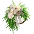 thumbnail image 2 of Flores fragantes para puerta de entrada, hojas y plantas de dinero, guirnaldas de flores para exteriores, decoración de porche., 2 of 6