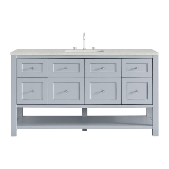 James Martin Vanities 330-V60S-SRB-3LDL Breckenridge 60" Free Standing Single Basin Poplar