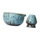 thumbnail image 2 of Cuenco japonés para matcha, batidor de matcha, herramienta para preparar té, set de inicio para la ceremonia del matcha Azul, 2 of 9