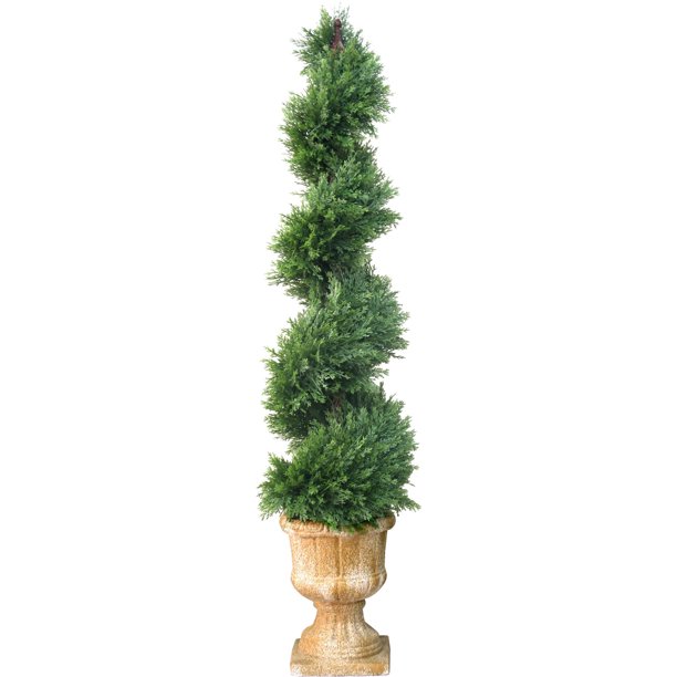 National Tree Artificial 54" Artificial Juniper Slim Spiral Walmart
