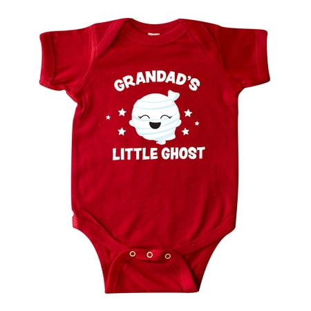 

Inktastic Cute Grandad s Little Ghost with Stars Gift Baby Girl Bodysuit