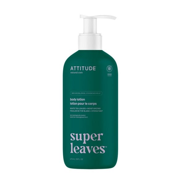 ATTITUDE super leaves, Lotion pour le Corps, Feuilles de Thé Blanc, 473 ml, 473 ml