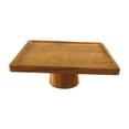 thumbnail image 1 of Soporte cuadrado de madera para exhibición de pasteles, bandeja para servir, accesorios, elevador para pasteles de la tarde 25 cm x 95 cm, 1 of 9