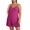 Hot Pink, variant on aidice Plus Size Rompers for Women Summer Casual V Neck Sleeveless Spaghetti Strap Loose Shorts Jumpsuits
