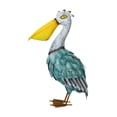 thumbnail image 1 of S SERENABLE Garden Pelican Statue Collection Gift Animal Figurine for Patio Pathway Yard, 1 of 9