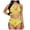 Yellow, variant on TJAZFJPA Plus Size Lingerie Corset New Sexy Underwear Women Feel Lace Bikini Two Piece Set Red Lingerie Top Sexy Lingerie Sets for Women Sexy Plus Size