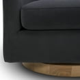 thumbnail image 5 of CHITA Swivel Accent Chair Velvet, Round Barrel Arm Chair Living Room, Gray, 5 of 9