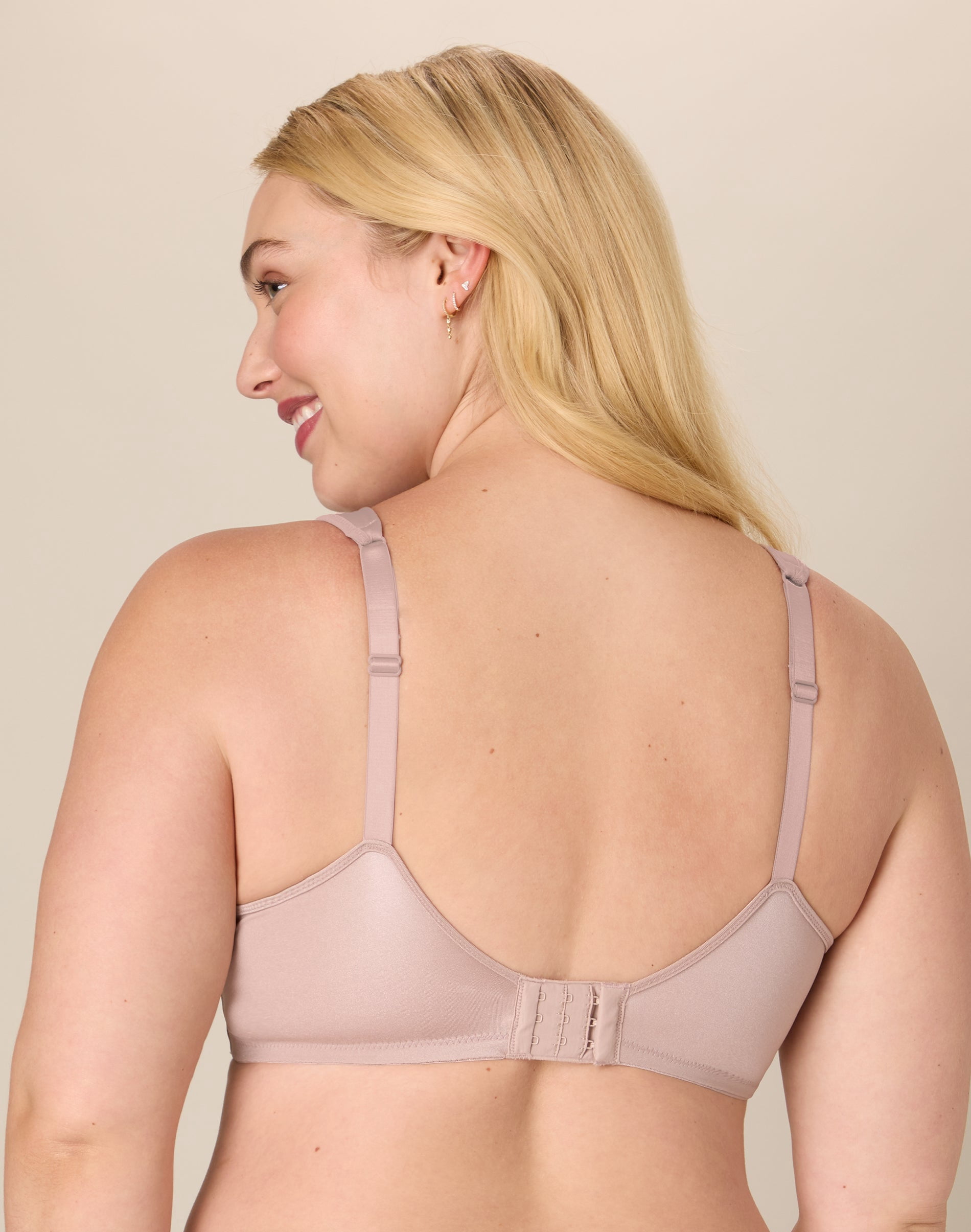 Playtex Full Coverage Balconette Bra, Moisture-Wicking  Evening Blush 36D Women's