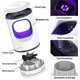 thumbnail image 4 of 1 lámpara antimosquitos para matar moscas, matamoscas eléctrico USB, exterminador de insectos silencioso, exterminador de moscas UV, trampa para moscas portátil para interior, hogar, cocina, camping (blanco) Sincero Electrónica, 4 of 5